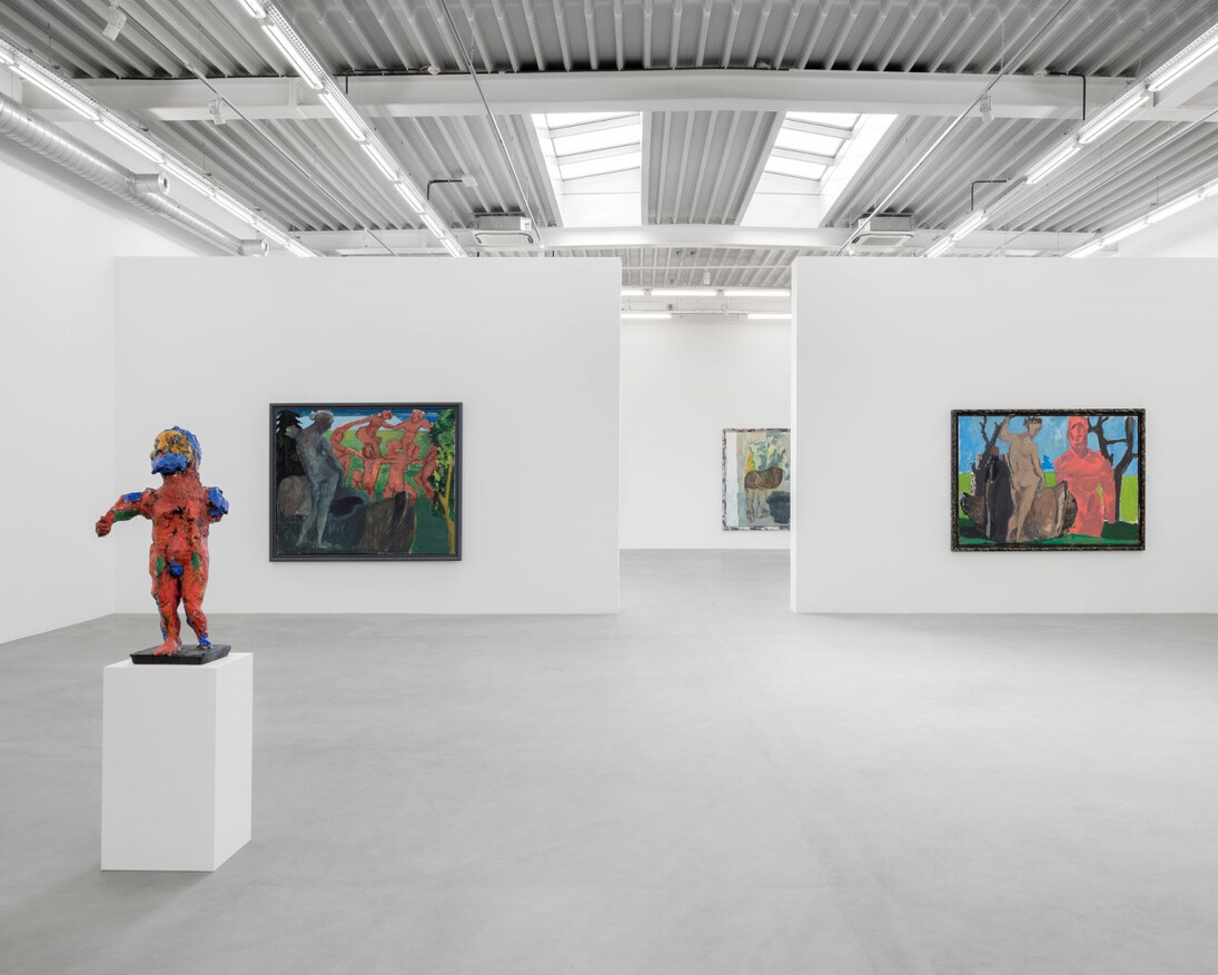 Markus Lüpertz, Exhibition view. Courtesy of Almine Rech gallery