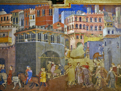 Ambrogio Lorenzetti, Allegoria del Buono Governo, Palazzo Pubblico, Siena