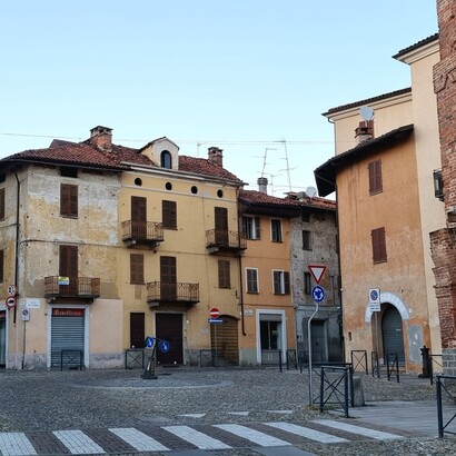 Piazza Cossato. Biella, Italia