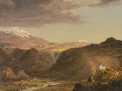 Frederic Edwin Church, South American landscape (detail), 1853–1854. Courtesy of DIA