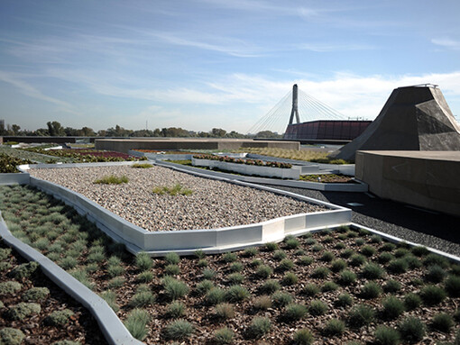 Garden on the rooftop. Courtesy of Copernicus Science Centre 