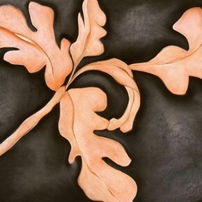 Ellen Chuse, Big Pink, 1998, charcoal and chalk on paper 38"x50"