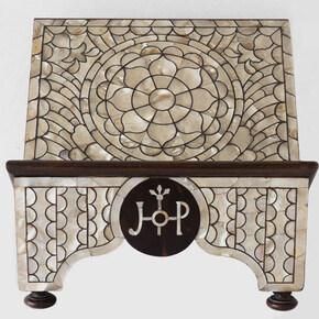 Anónimo, atril, s. XVIII. Cortesía del Museo Pedro de Osma