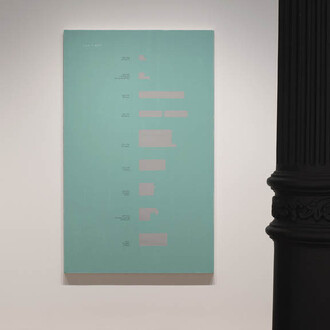 David Diao. Courtesy of Postmasters Gallery