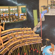 Essam Alaa, The knife and the apple. Courtesy of Mashrabia Gallery Of Contemporary Art