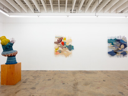 Dee Clements, Late bloomer, exhibition view. Courtesy of Nina Johnson Gallery