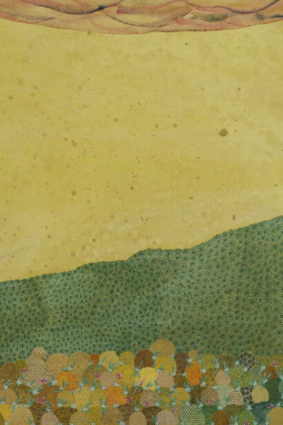 Feroza Hakeem, Montazer shomaast 1 (Waiting for you 1), 2025. Courtesy of Galerie Eric Mouchet 