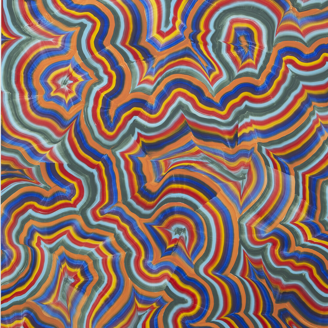 Bernard Frize, Mescali, 2014, courtesy of the artist and Simon Lee Gallery