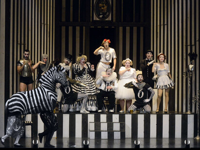 Les Chevaliers de la Table ronde di Hervé, la zebra