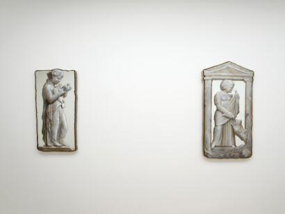 Rachel Feinstein, Fates, exhibition view. Courtesy of Gagosian Gallery