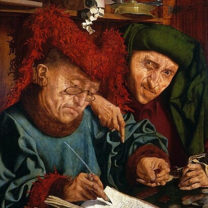 «Los dos prestamistas», Marinus van Reymerswaele (c.1495- 1546)