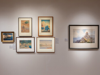Destination India. Foreign artists in India 1857–1947, exhibition view. Courtesy of DAG