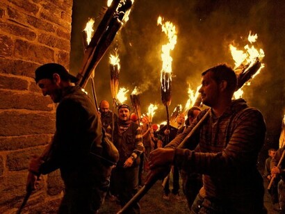 Valle de Boí. Fiesta de las Falles