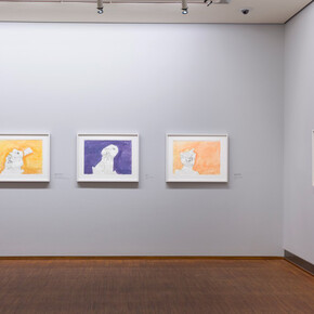 Maria Lassnig, Exhibition view. Courtesy of Albertina