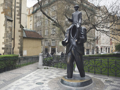 Homenaje a Franz Kafka en Praga, República Checa