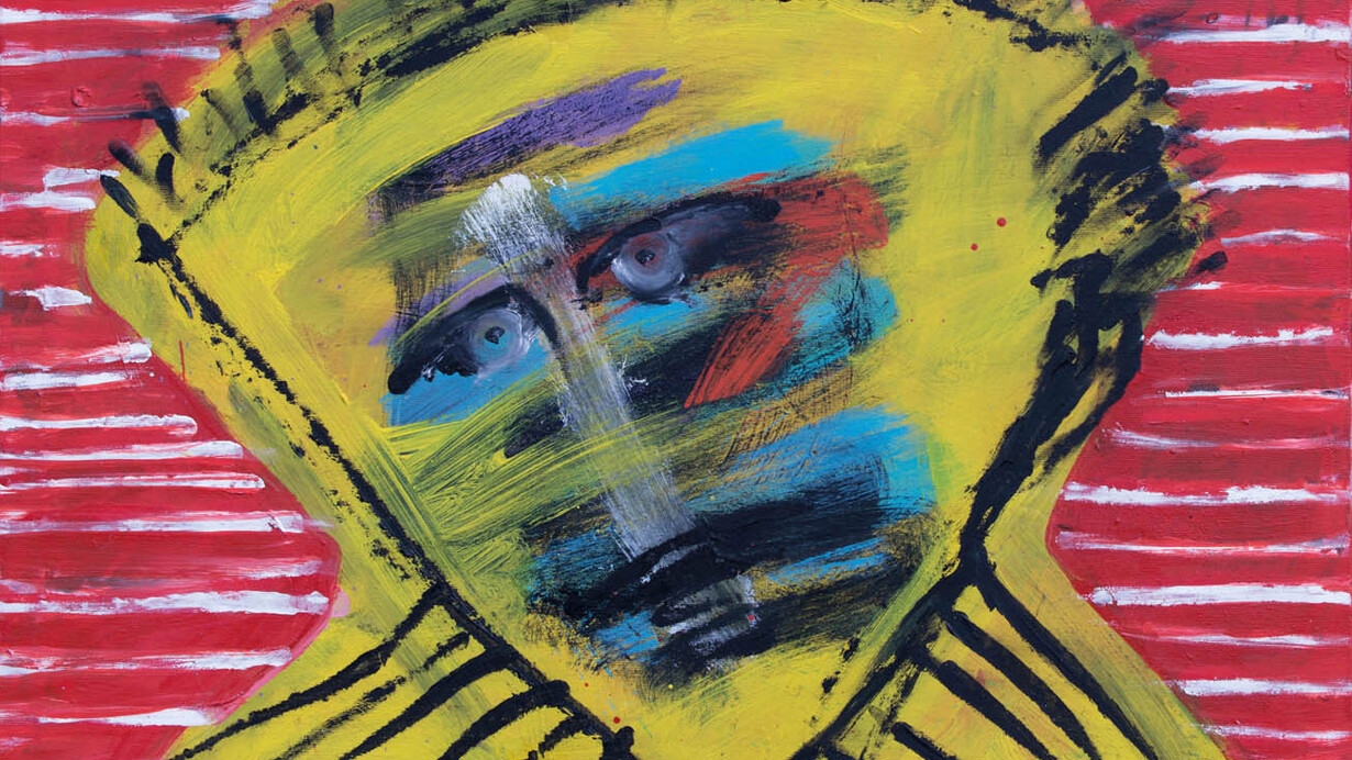 Ján Hlavatý, Island in the soul, exhibition painting. Courtesy of Danubiana