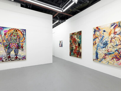Zhen Guo, Embracing Kali, exhibition view. Courtesy of Ethan Cohen Gallery