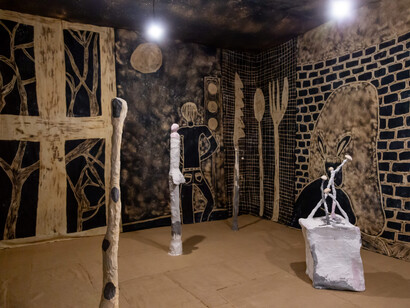 Celina Eceiza, Offering, exhibition view. Courtesy of Museo de Arte Moderno de Buenos Aires