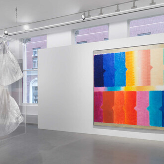 Heinz Mack, From Zero until today, exhibition view. Courtesy of Almine Rech