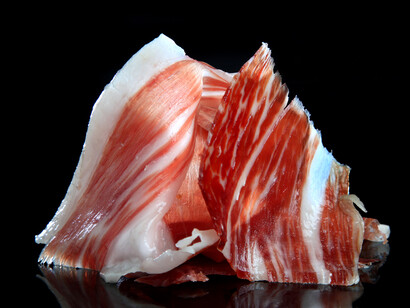 Um pedaço de presunto ibérico