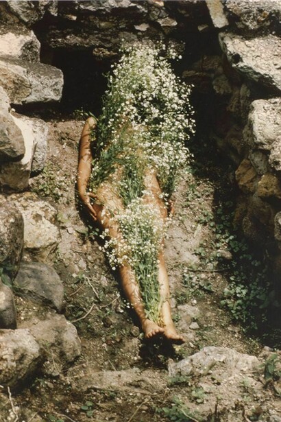 Ana Mendieta, Untitled (from the Silueta series), 1973-77. Collection Museum of Contemporary Art Chicago, gift from The Howard and Donna Stone Collection.