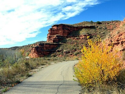 Ademuz, camino de la vuelta, Valencia, España
