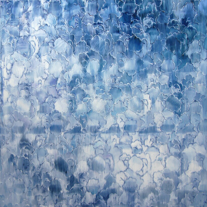 Cloud,
2020,
oil on canvas,
100 x 100 cm. Courtesy of the Artist and Gallery Baton