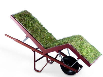Deger Cengiz, Chaise Lawn, image courtesy outdoorzgallery.com
