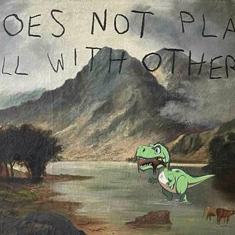 The Connor Brothers, Does not play well with others (detail), 2026. Courtesy of West Chelsea Contemporary