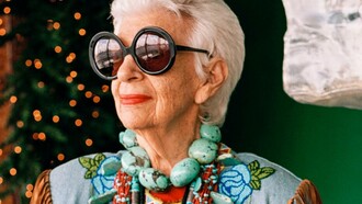 Iris Apfel y su peculiar estilo