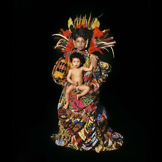 Renée Cox, Yo Mamadonna and Child. Courtesy of the artist and UTA Artist Space