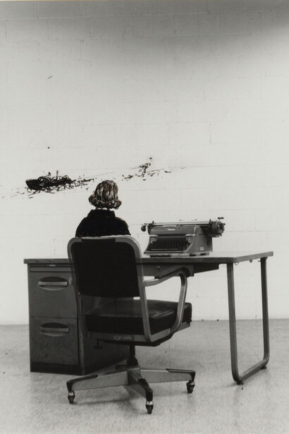 Watching skier (detail), 1975. Courtesy of Marc Selwyn Fine Art