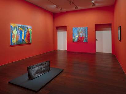Generator #5, Georgia Gardner Gray, Stones, exhibition view. Courtesy of Museum der Moderne
