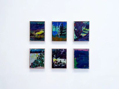 Allison Gildersleeve, Gathering, exhibition view. Courtesy of Upsilon Gallery