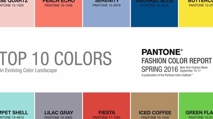 Los 10 colores que la firma ha escogido como símbolos del año que comienza