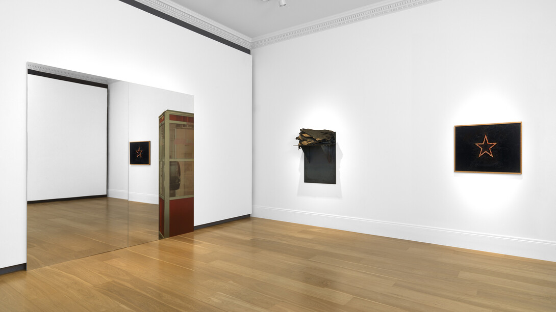 Variosu artists, Old bond room: exploring Arte Povera, exhibition view. Courtesy of Mazzoleni 