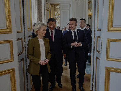 Xi Jinping, General Secretary of the Communist Party of China, holds discussions with French President Emmanuel Macron and European Commission President Ursula von der Leyen during his official visit to France