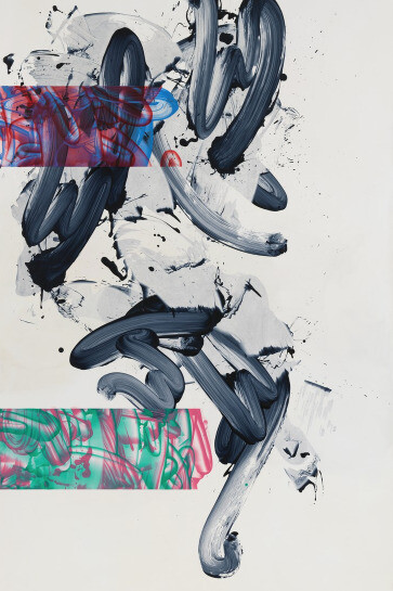 David Reed. Courtesy of Gagosian