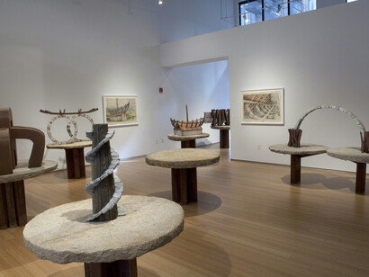 Ilan Averbuch, Exhibition view. Courtesy of Nancy Hoffman Gallery