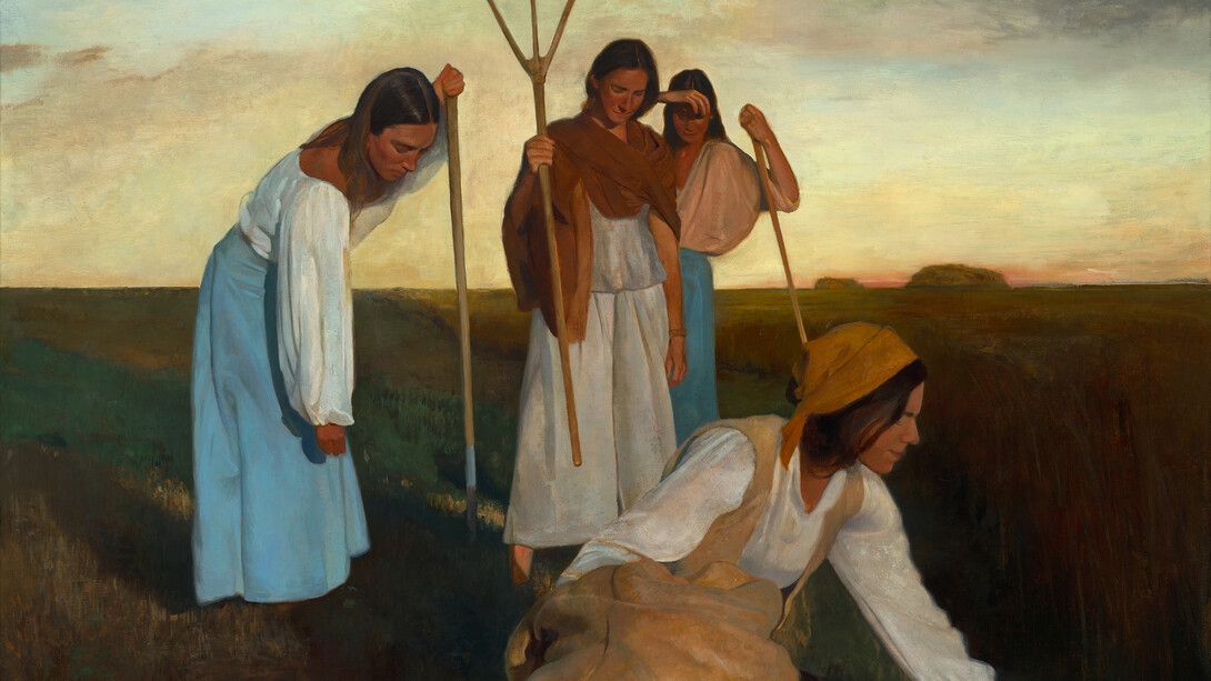 Morgan Irons, August in the fields (detail). Courtesy of LewAllen Galleries