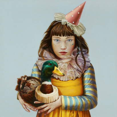 Claudia Giraudo, Viaggio Iniziatico, 2018, Olio su tela, 70x60 cm