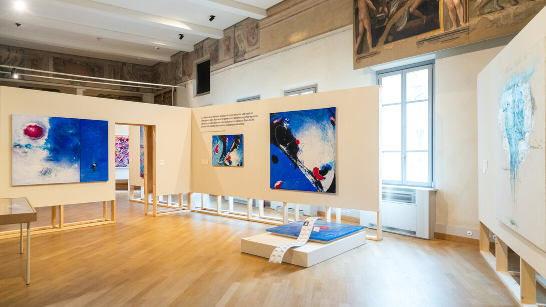 Luciano Bertoli, Frattempo. Le curve di Mandelbrot, vista della mostra. Per gentile concessione di CSArt - Comunicazione per l'Arte