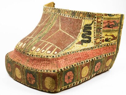 Cartonnage, Egypt, Ptolemaic Period, 300 B.C.E - 1 C.E