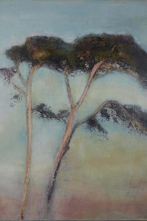 Le jour d'après, mixed media on canvas, 59" x 47¼" (150 x 120 cm)