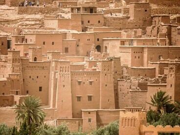 Earthen towers rising across Aït Benhaddou, symbolising a heritage preserved through centuries of transformation