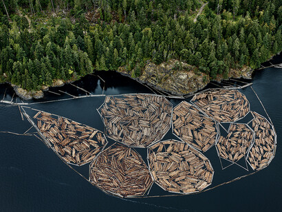 Log Booms #1, Vancouver Island, British Columbia, Canada, 2016
at Bryce Wolkowitz Gallery, New York

