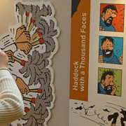 The Hergé area. Courtesy of Comics Art Museum