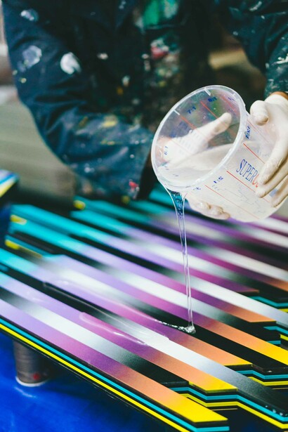 Tavar Zawacki, work in progress of Pictoplasma, Berlin, 2018 