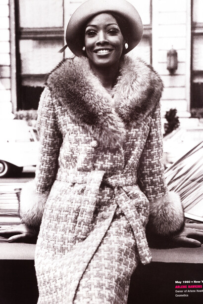 May 1960, New York City. Arlene Hawkins, Owner of Arlene Hawkins Cosmetics