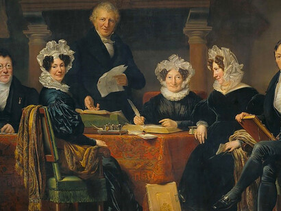 Regents and Regentesses of the Lepers' Asylum, Amsterdam, 1834-35, Jan Adam Kruseman